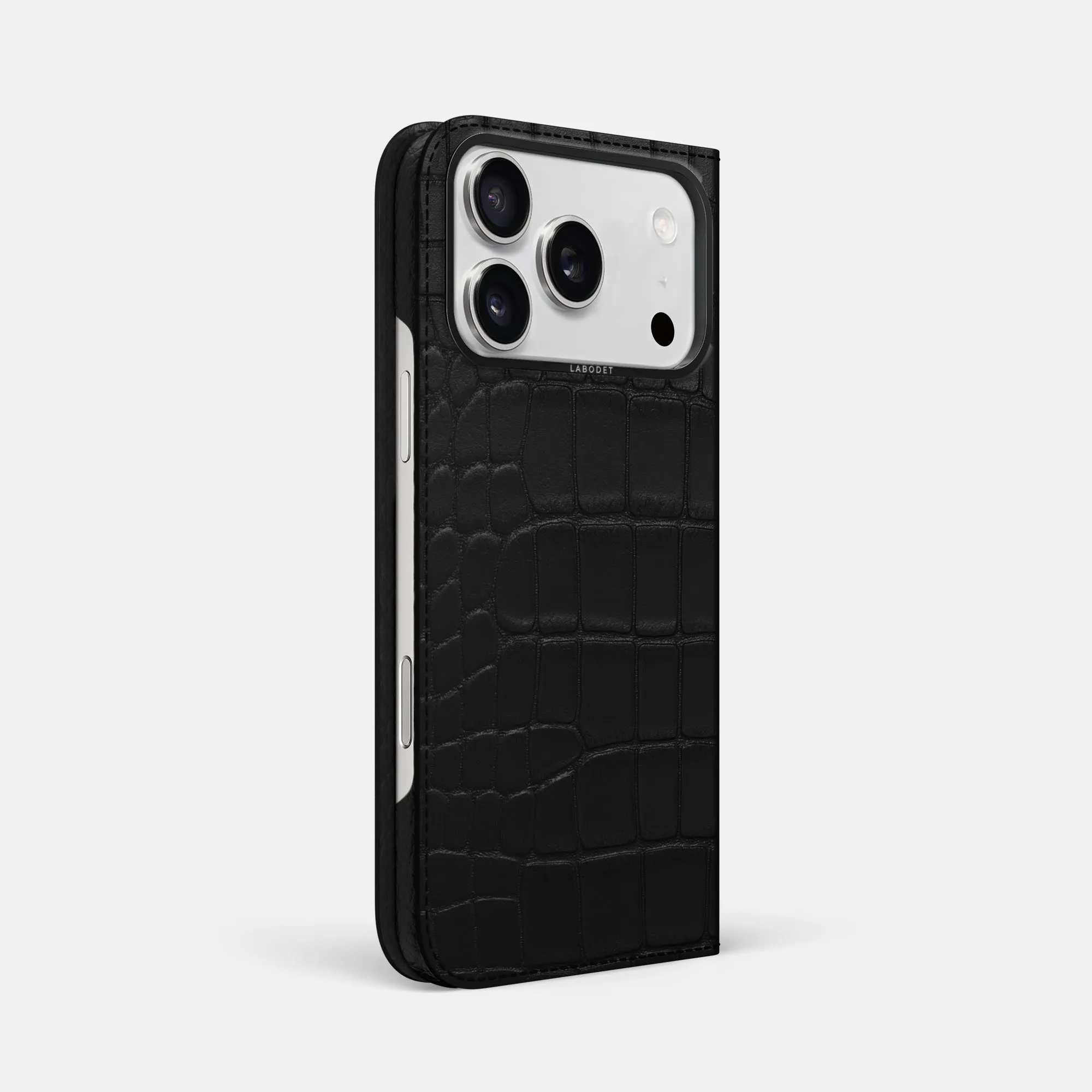 Matte Pattern Design Folio Case For iPhone 17 Pro Max In Alligator