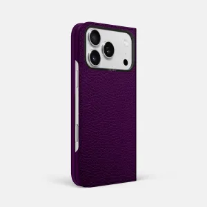Non Slip Folio Case For iPhone 17 Pro Max In Calf