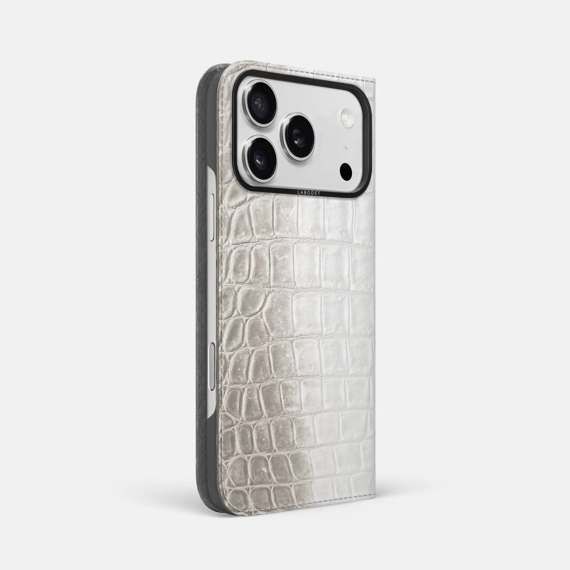 Folio Case For iPhone 17 Pro Max In Himalayan Crocodile Comfort touch