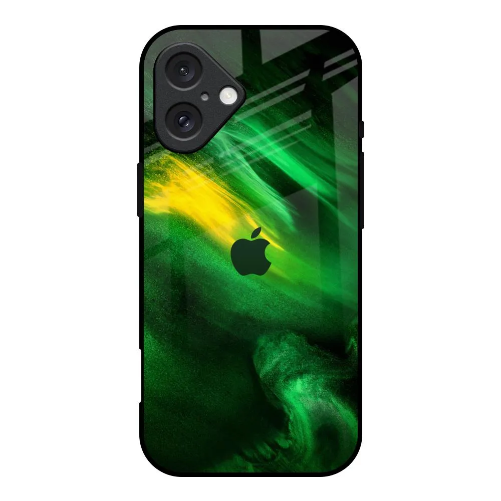 High protection Forest Galaxy Glass Case for iPhone 16