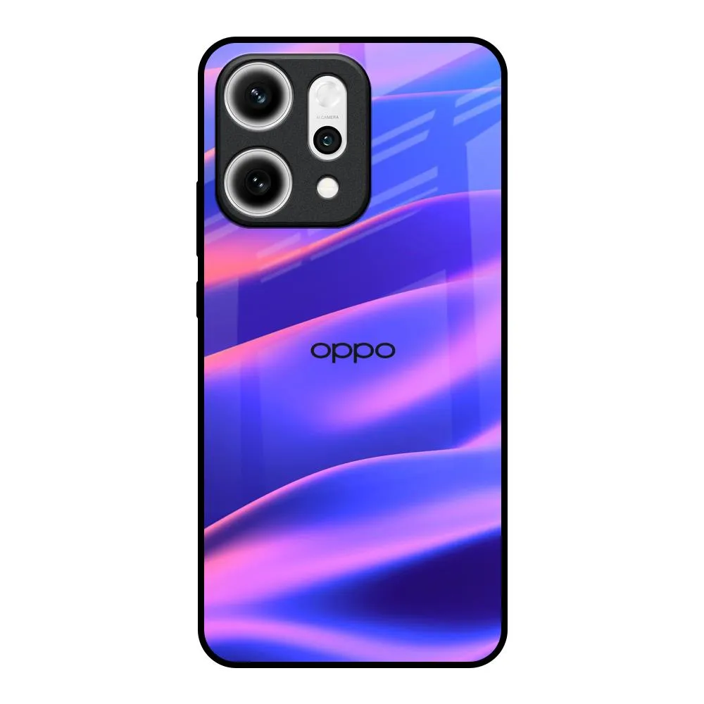 Colorful Dunes Glass Case for Oppo Reno14 5G Modern Grip Texture