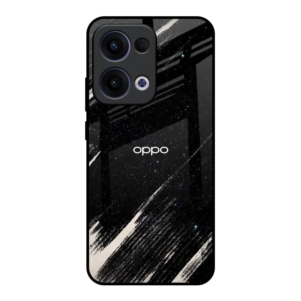 Galaxy Art Glass Case for Oppo Reno13 5G Elegant Layer Texture Minimal Surface Layer