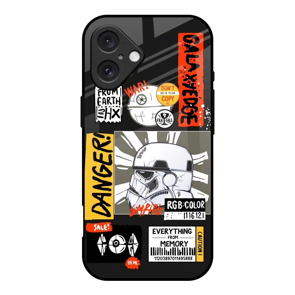 Galaxy Edge Glass Case for iPhone 16 Minimal Shield Minimal Surface Layer