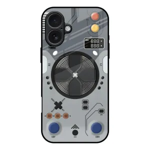 Durable Look Premium Finish Gaming Gear Glass Case for iPhone 17