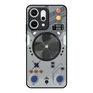 Soft Finish Gaming Gear Glass Case for Oppo Reno14 5G