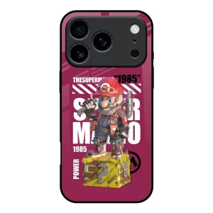 Gangster Hero Glass Case for iPhone 17 Pro Portable Shield Minimal Build Texture