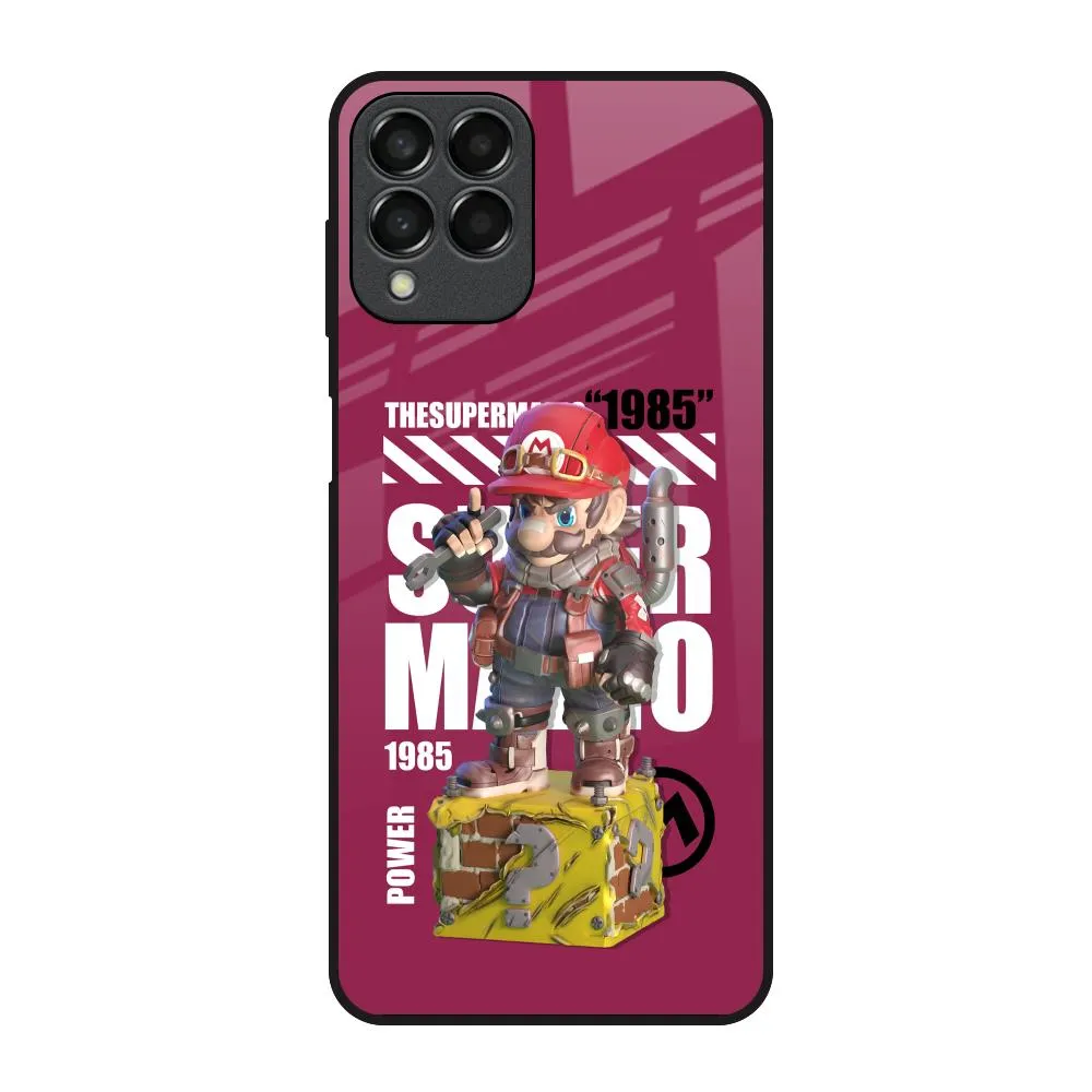 Gangster Hero Glass Case for Samsung Galaxy M53 5G Daily Durability Glossy surface