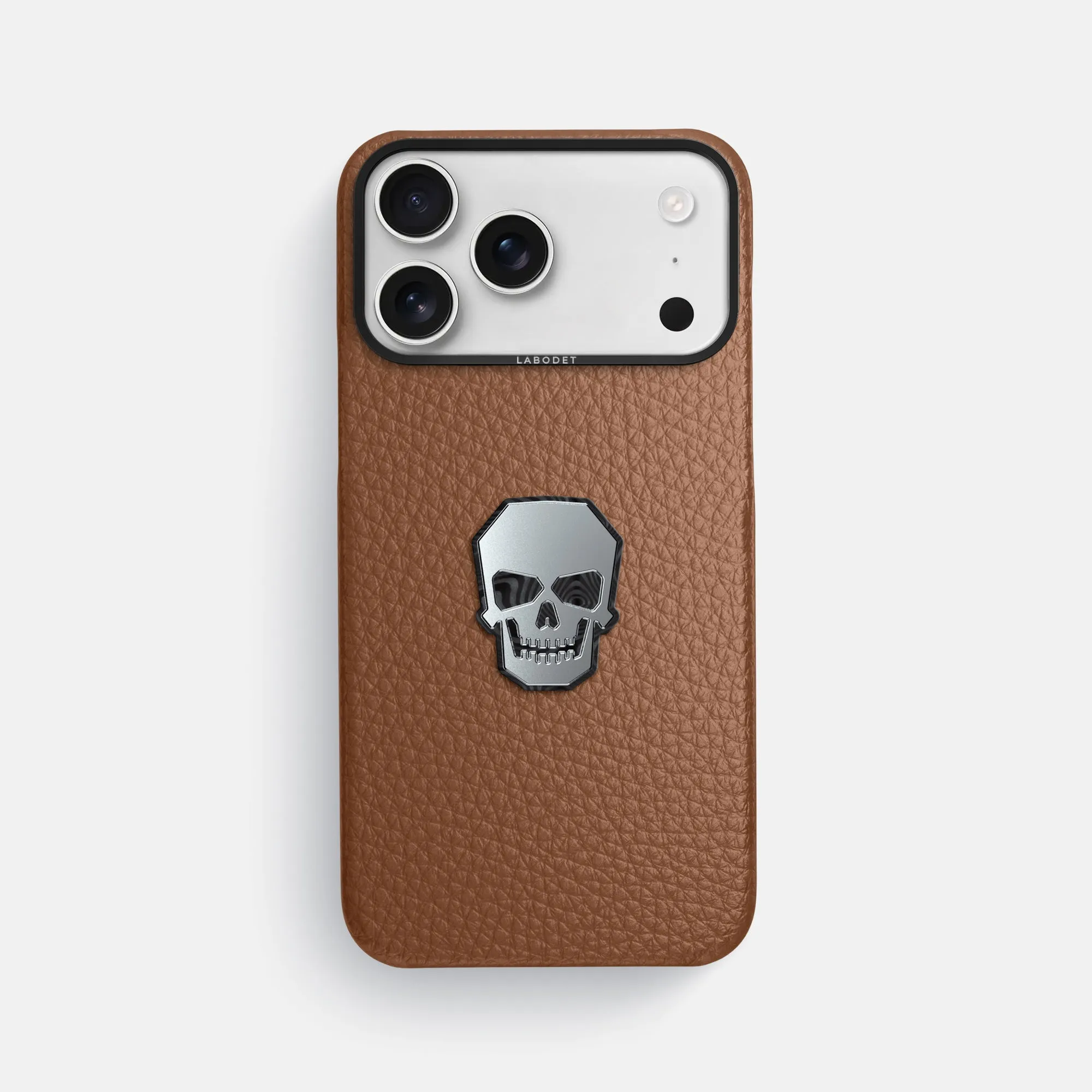 Protective Form Classic Case With Titanium Skull For iPhone 17 Pro Max In Calf