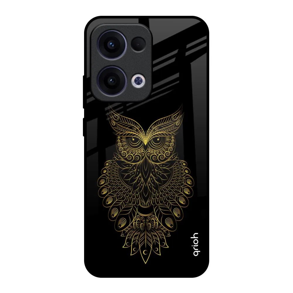 Golden Owl Glass Case for Oppo Reno13 5G Smooth Layer Anti Shock