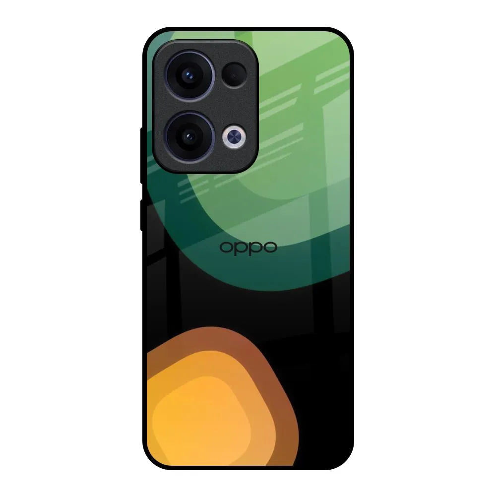 Grass N Sun Glass Case for Oppo Reno13 5G Color Accent Refined Style