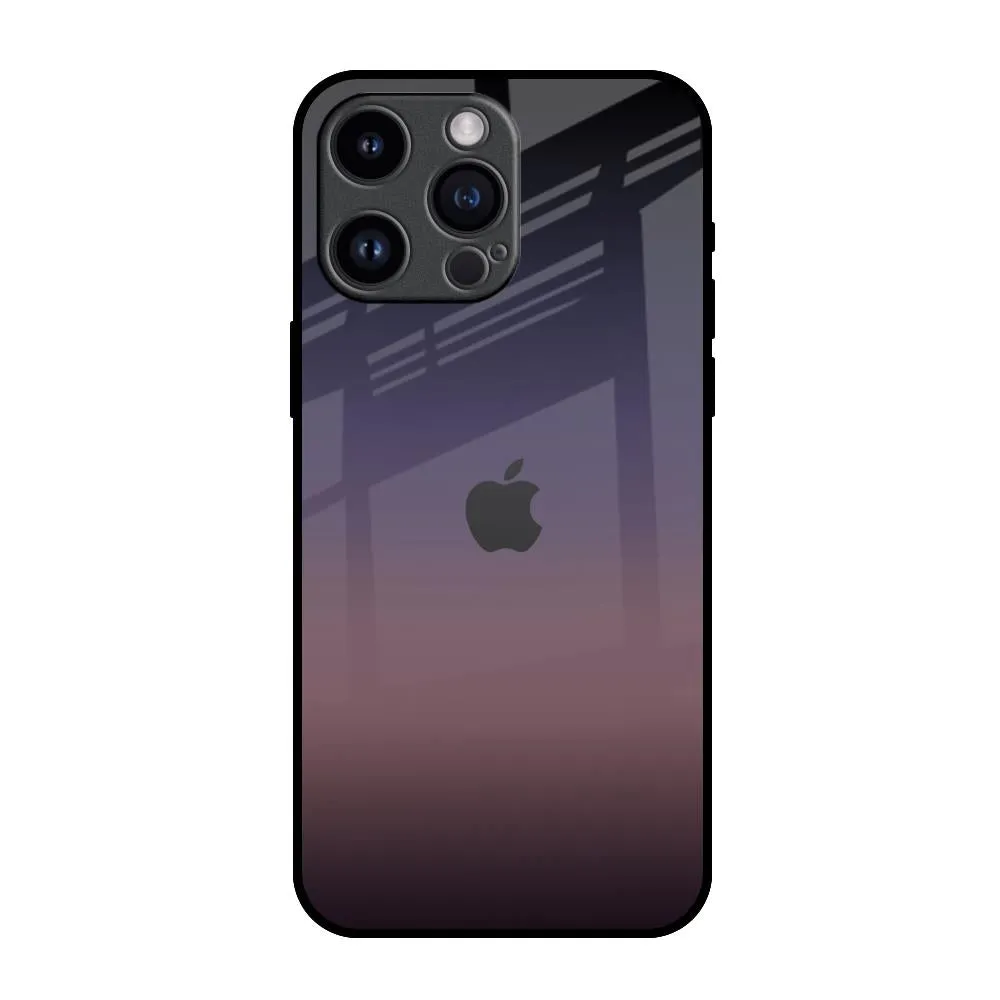 Grey Ombre Glass Case for iPhone 14 Pro Max Portable Shield