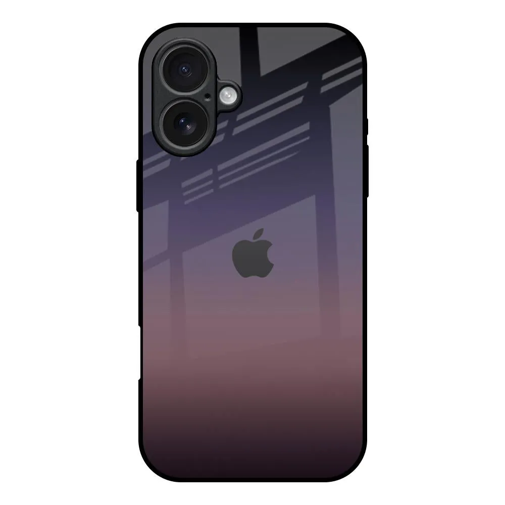 Grey Ombre Glass Case for iPhone 17 Office use Luxury Accent
