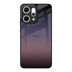 Grey Ombre Glass Case for Oppo Reno14 5G Urban Design