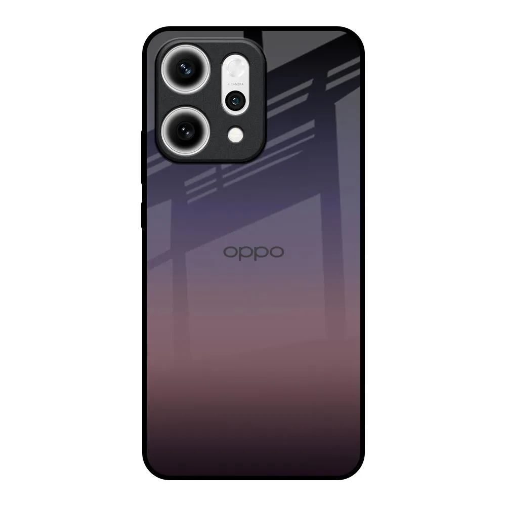 Grey Ombre Glass Case for Oppo Reno14 5G Urban Design