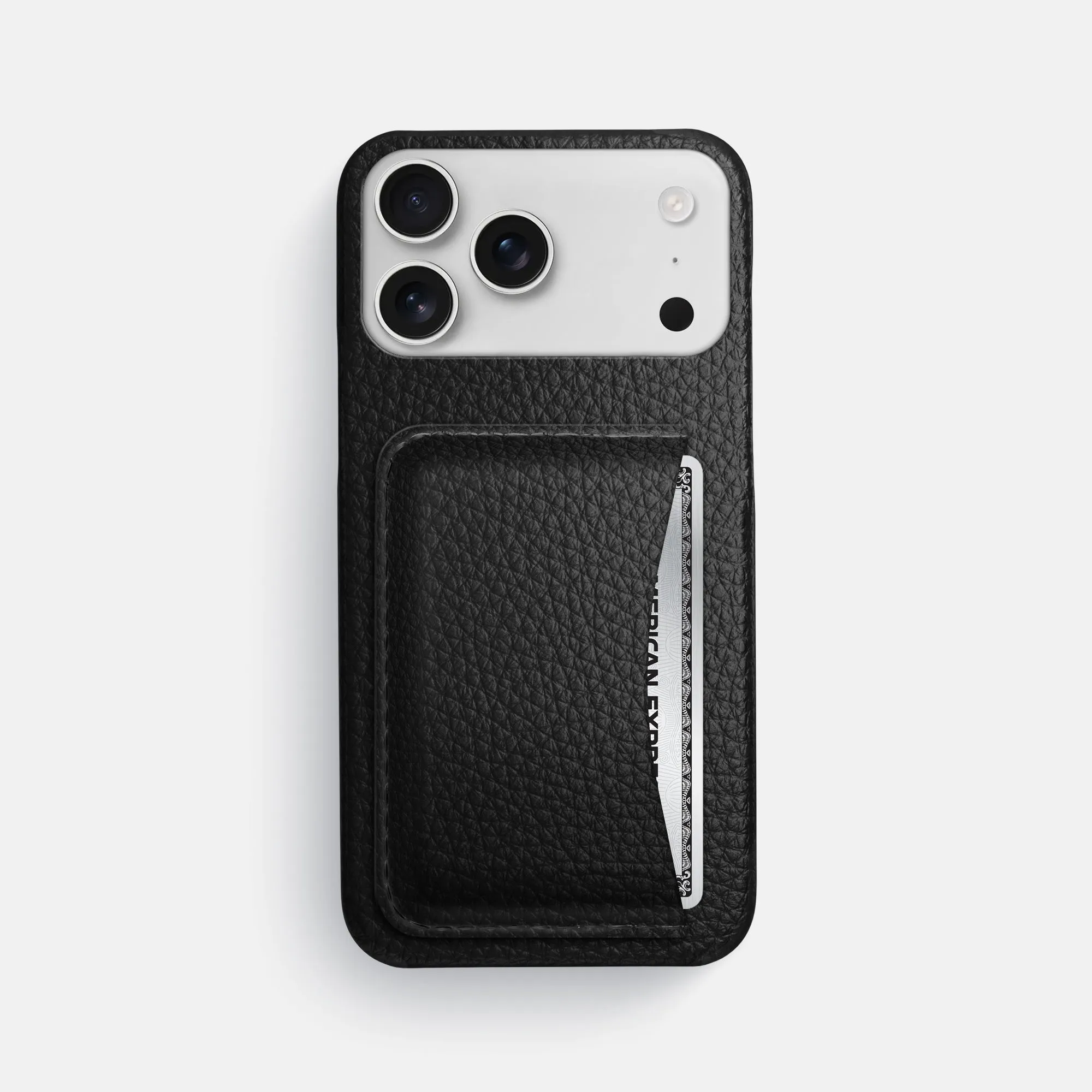 Slim Card Case For iPhone 17 Pro Max In Calf Drop Protection