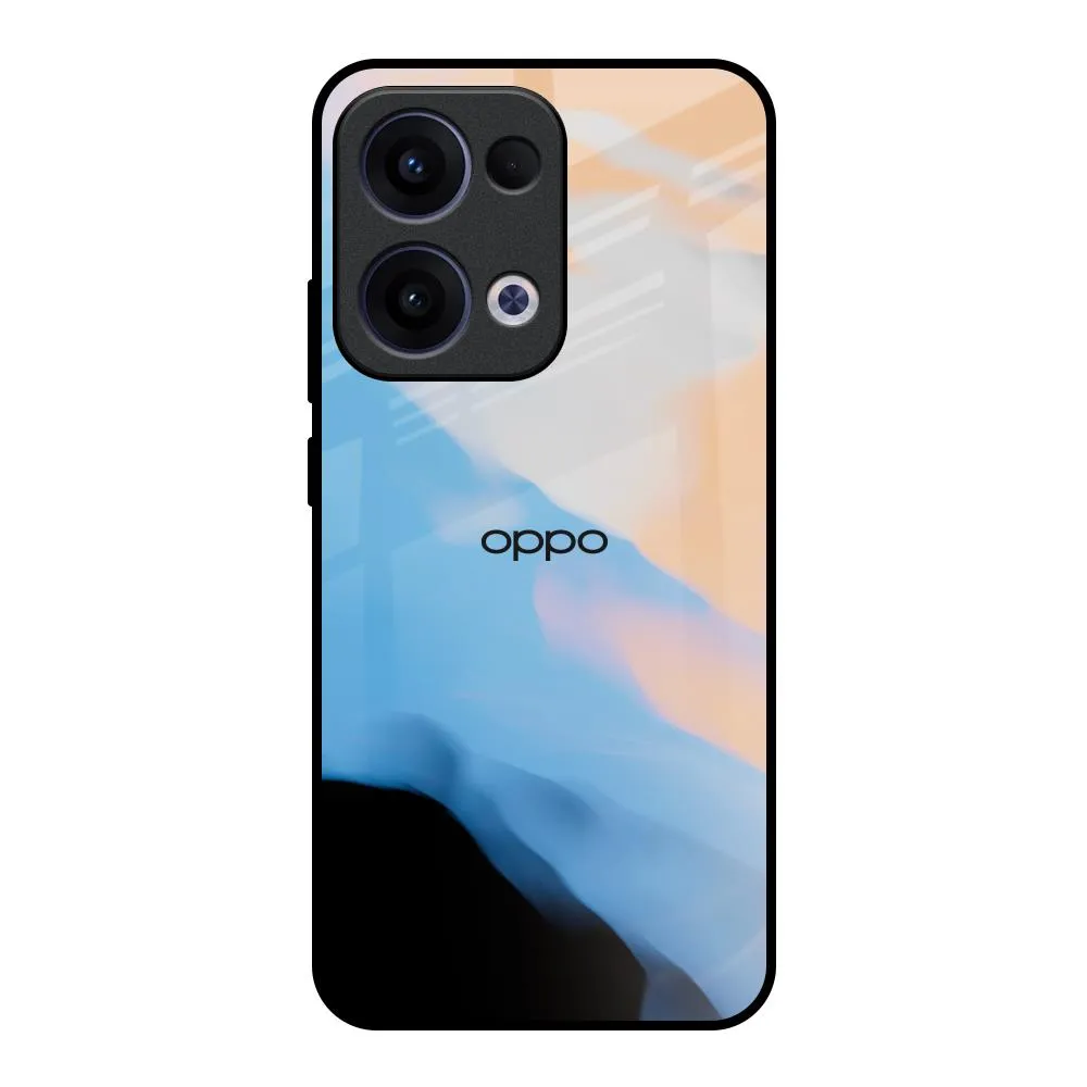 Sporty Appeal Youth Style Winter Mountain Glass Case for Oppo Reno13 5G
