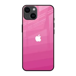 Pink Ribbon Caddy Glass Case for iPhone 14 Gloss Texture