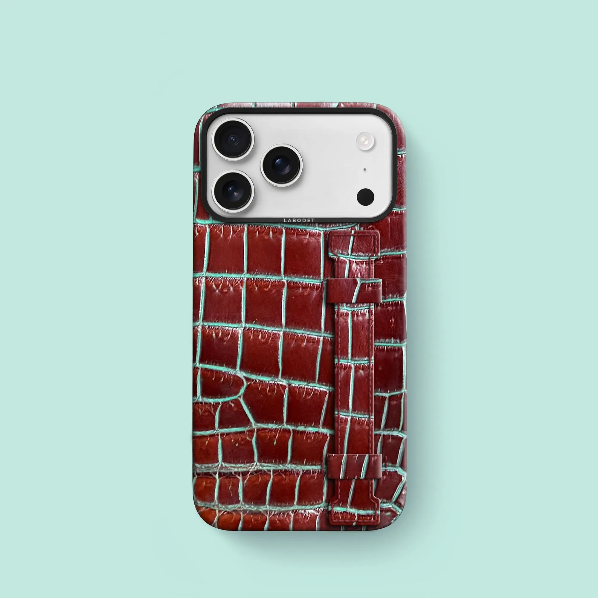 Handle Case 1/1 Clay Court For iPhone 17 Pro In Alligator Soft Grip Finish