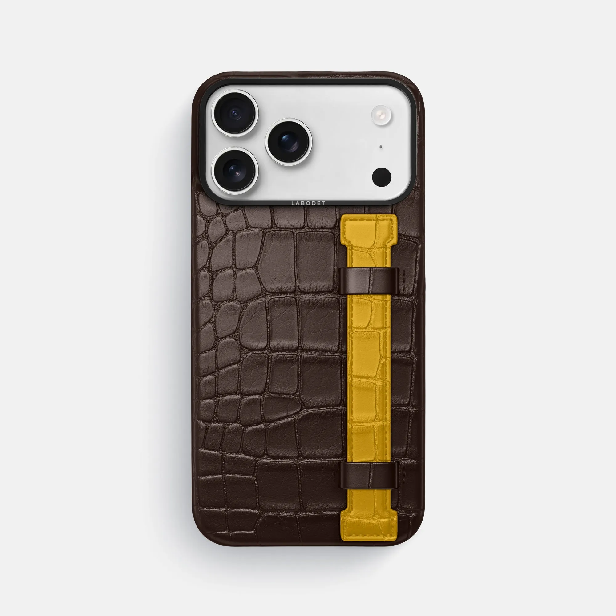 Elegant Build Handle Case Color?? For iPhone 17 Pro Max In Alligator