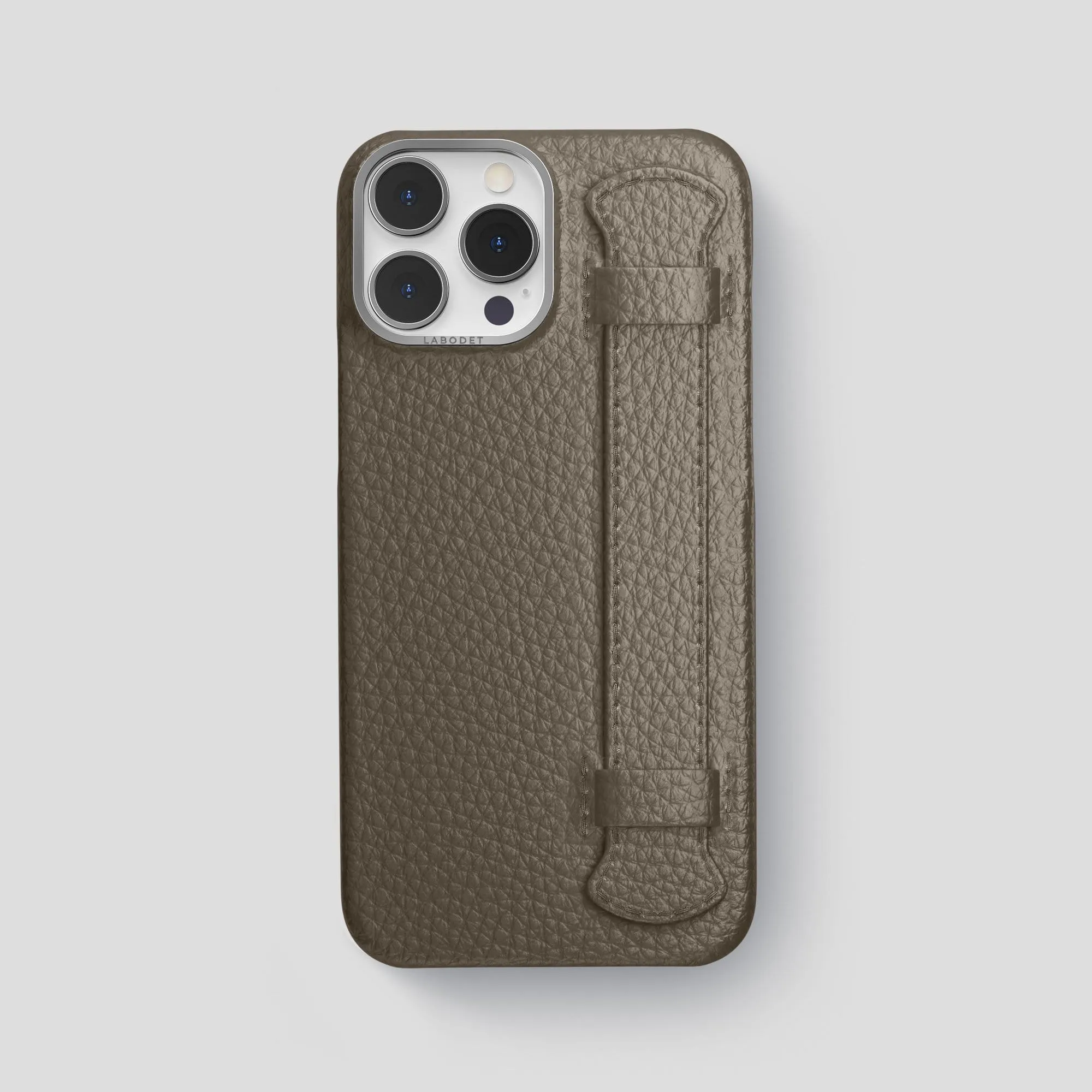 Compact Frame Fashion Touch Handle Case For iPhone 14 Pro Max  In Calf