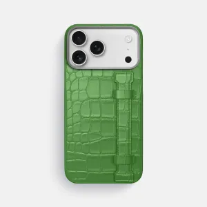 Handle Case For iPhone 17 Pro Max In Alligator Sleek Form