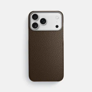 Classic Case For iPhone 17 Pro Max In Calf Polished Texture Design