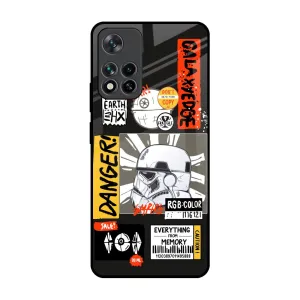 Youth Style Scratch Proof Galaxy Edge Glass Case for Mi 11i