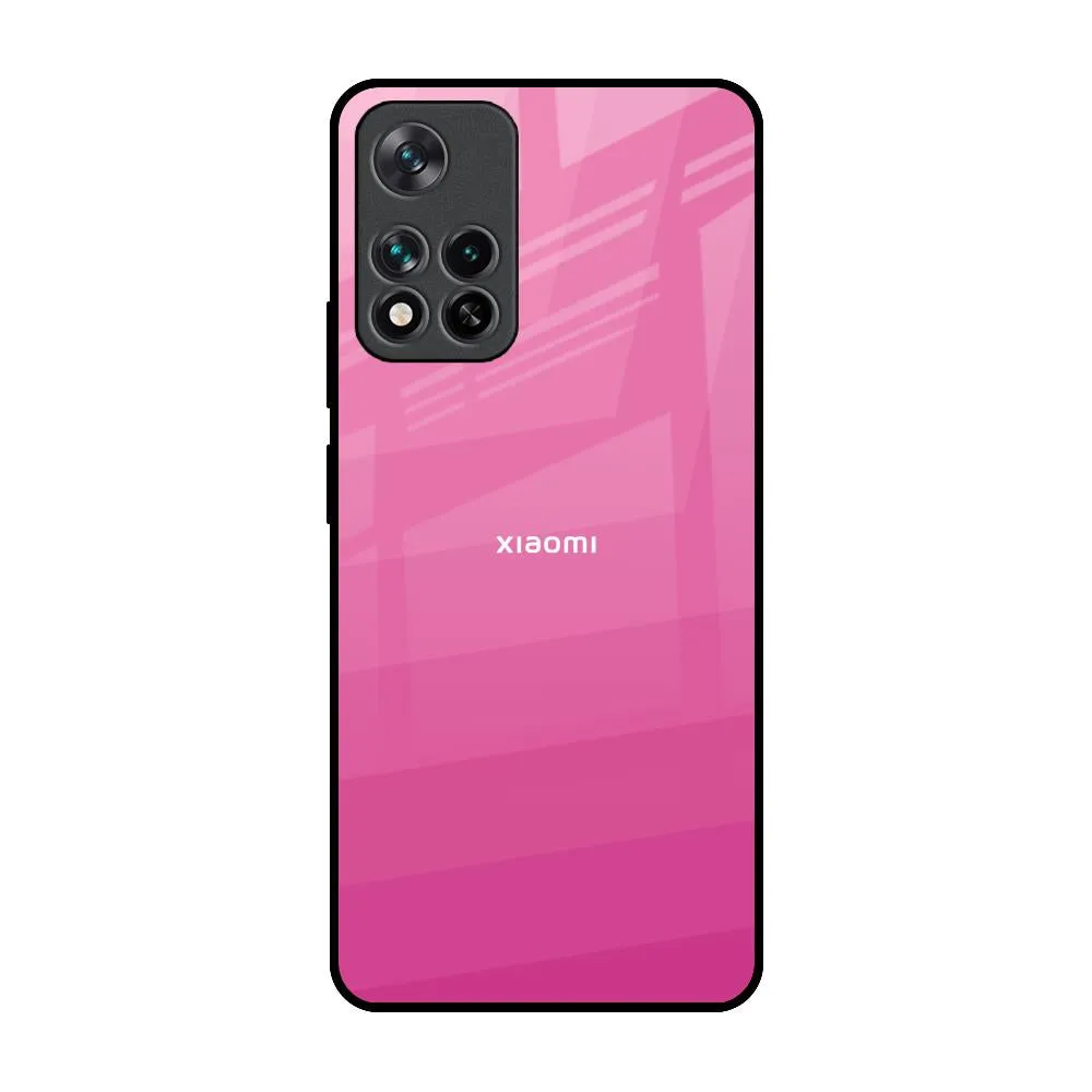 Shock Frame Pink Ribbon Caddy Glass Case for Mi 11i