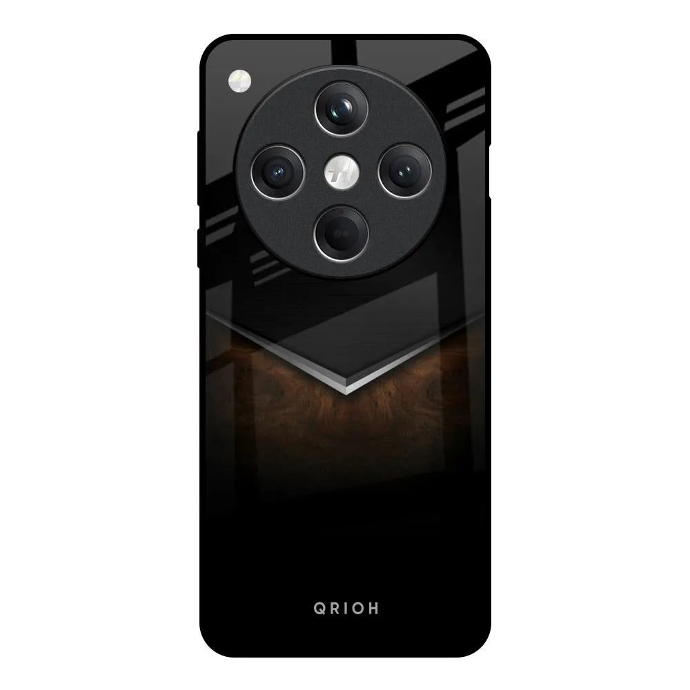 Dark Walnut Glass Case for Oppo Find X8 5G Soft Grip Layer Soft Surface Layer