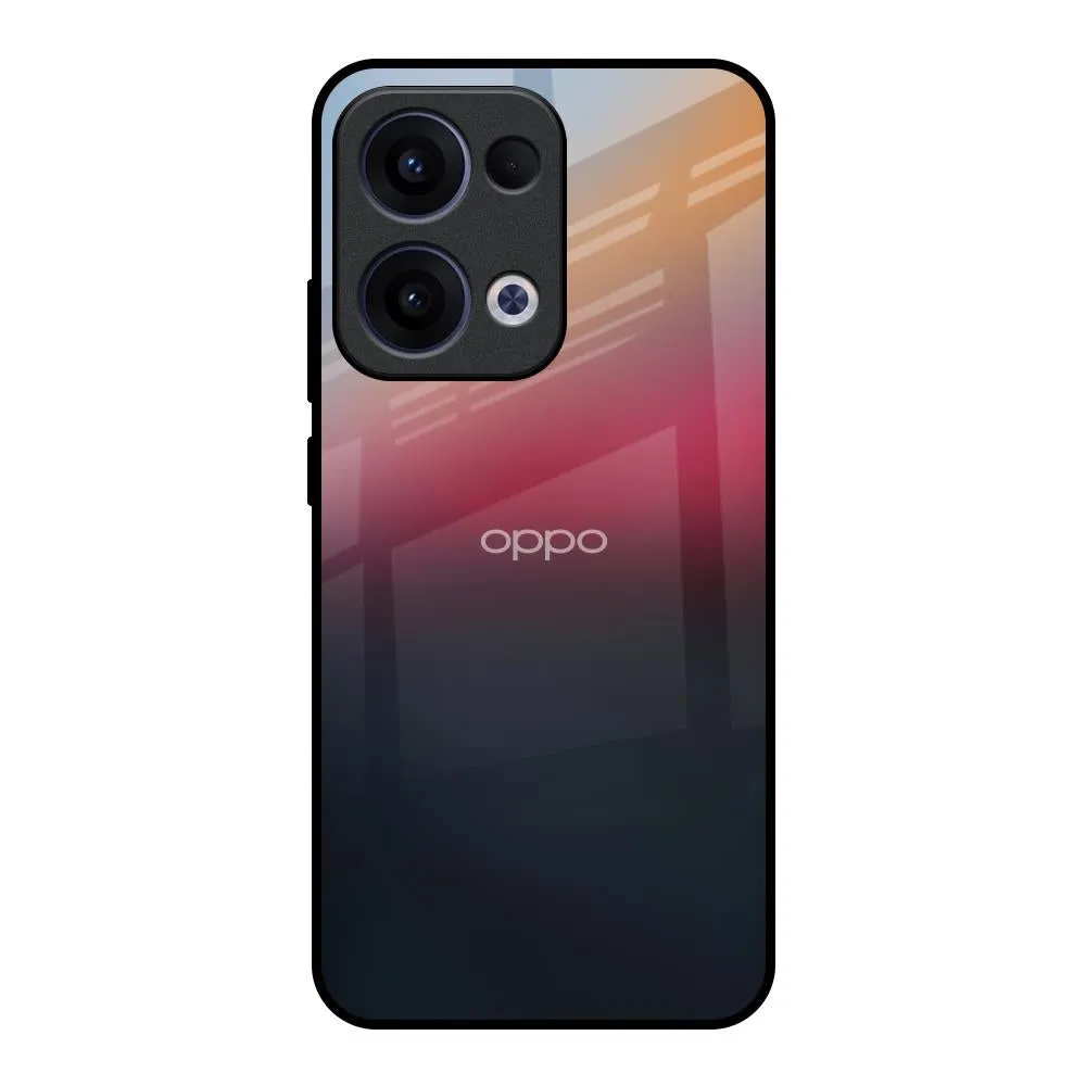 Smooth Look Texture Ocean View Glass Case for Oppo Reno13 5G