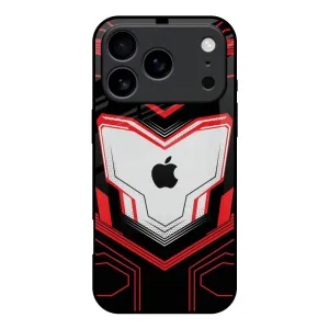 Quantum Suit Glass Case For iPhone 17 Pro Hard Plastic