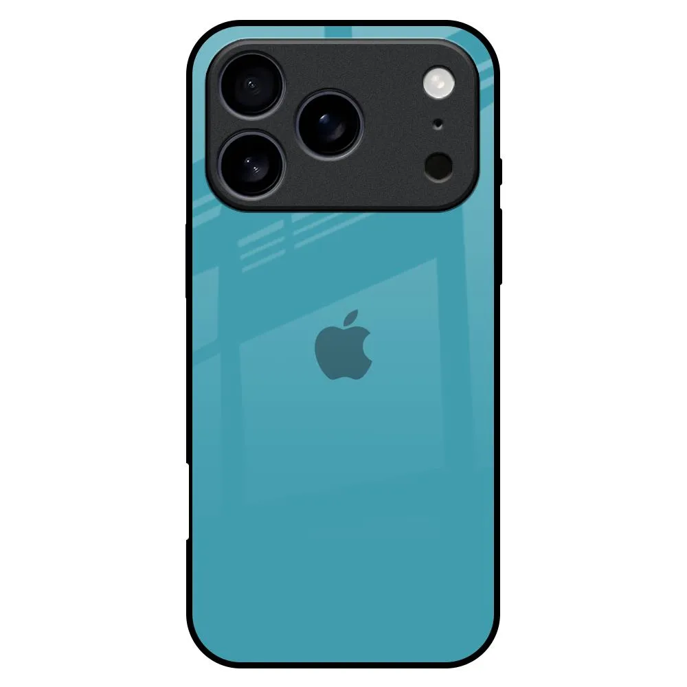 Oceanic Turquiose Glass Case for iPhone 17 Pro Max Compact Grip