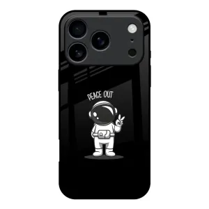 Daily Essential Slim Fit Design Peace Out Astro Glass Case for iPhone 17 Pro
