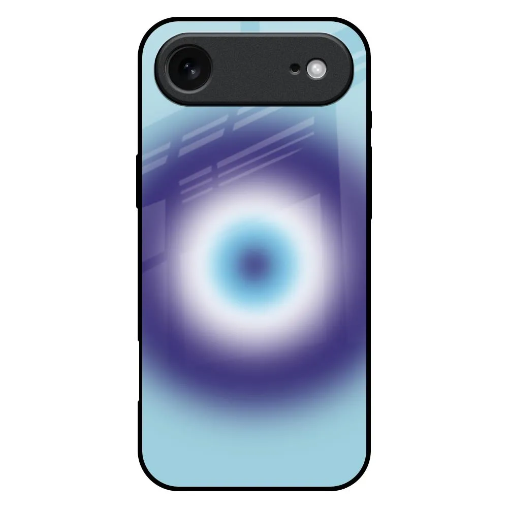 Soft touch layer EvilEye Art Glass Case for iPhone 17 Air