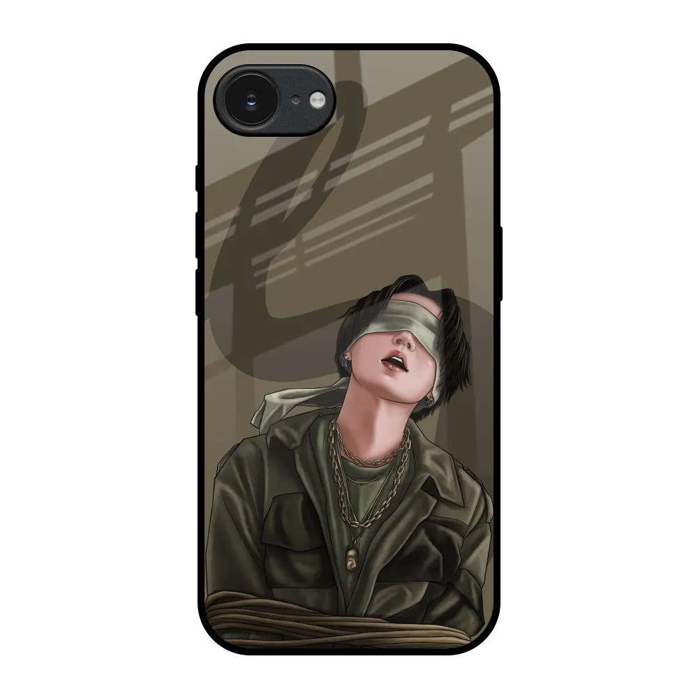 Minimal Shield Blind Fold Glass Case for Apple iPhone 16e