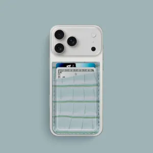 MagSafe Wallet Mint Gum For iPhone 17 Pro In Alligator Soft Touch