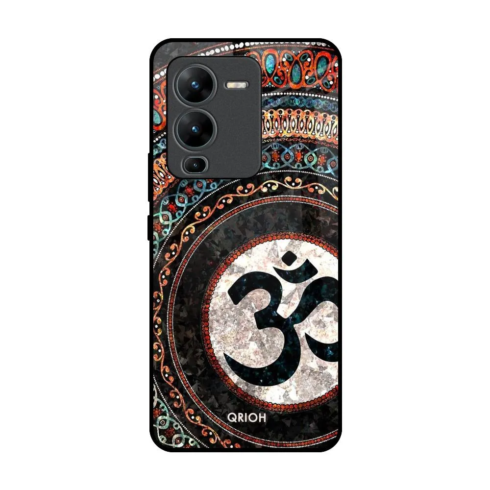 Comfort Fit Soft Feelings Worship Glass Case for Vivo V25 Pro