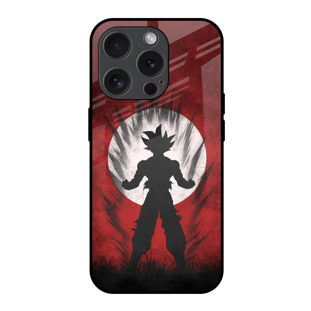 Japanese Animated Glass Case for iPhone 15 Pro Shock Guard Shock Proof