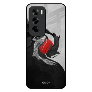 Simple Style Classic Design Japanese Art Glass Case for Oppo Reno 12 5G