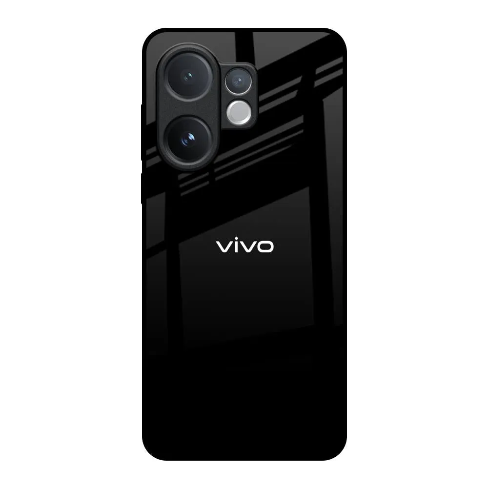 Flexible Material Vivid Detail Texture Jet Black Glass Case for Vivo V60 5G