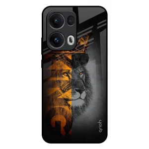 King Of Forest Glass Case for Oppo Reno13 Pro 5G Protective Gear Soft Protection Edge