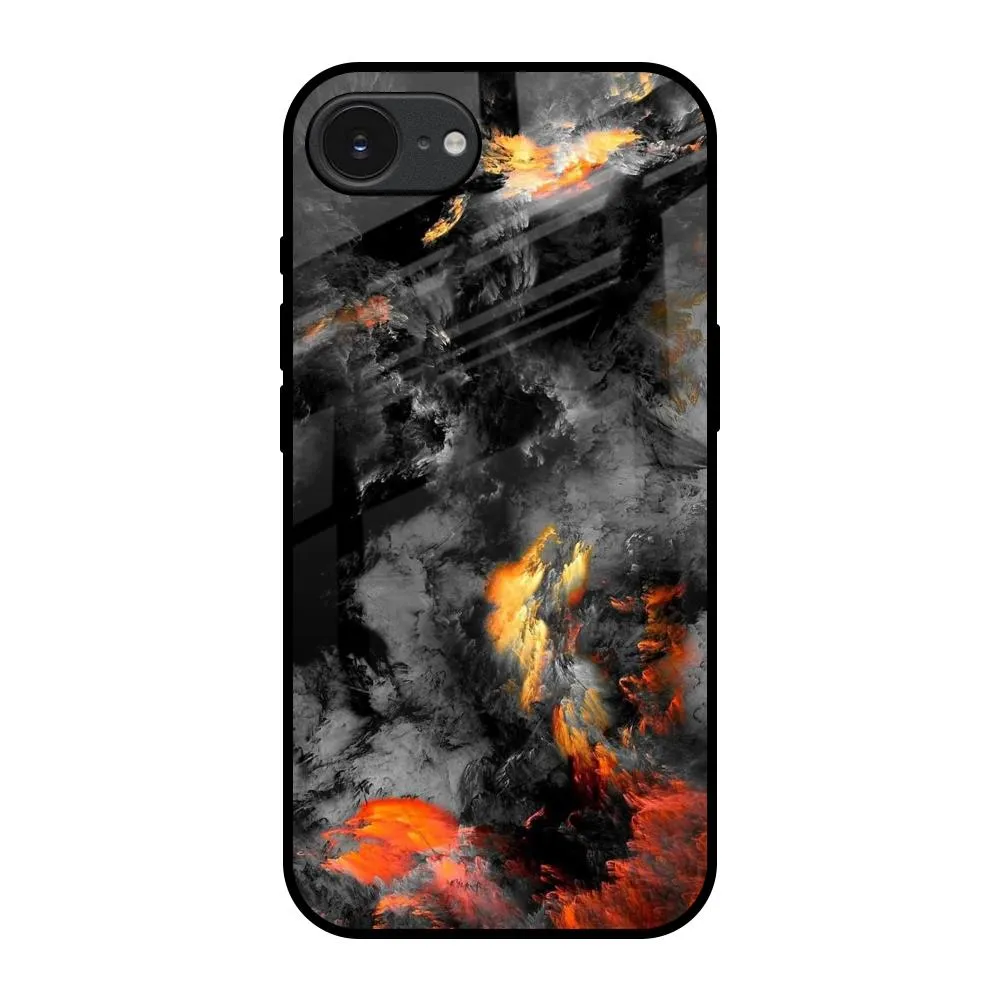 Lava Explode Glass Case for Apple iPhone 16e Vivid Detail