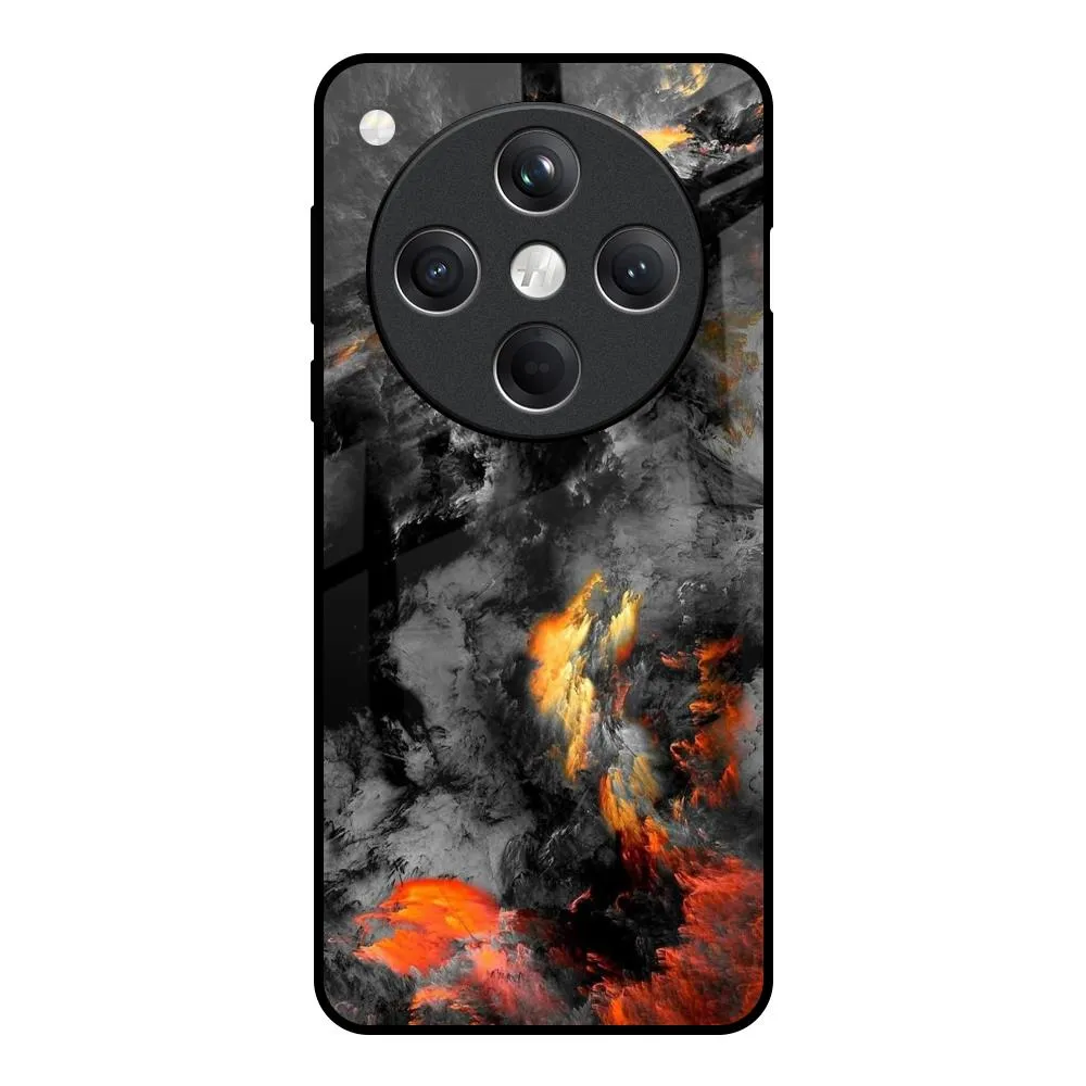Light Structure Lava Explode Glass Case for Oppo Find X8 5G