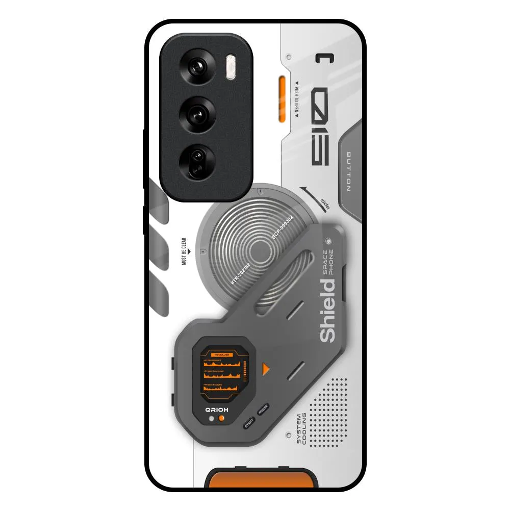 Liberty Cyber Glass Case for Oppo Reno 12 Pro 5G Comfort Texture Layer