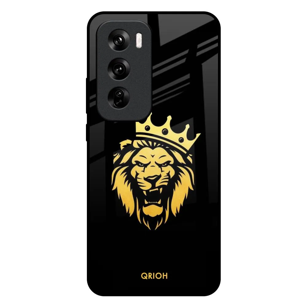 Outdoor Use Lion The King Glass Case for Oppo Reno 12 5G