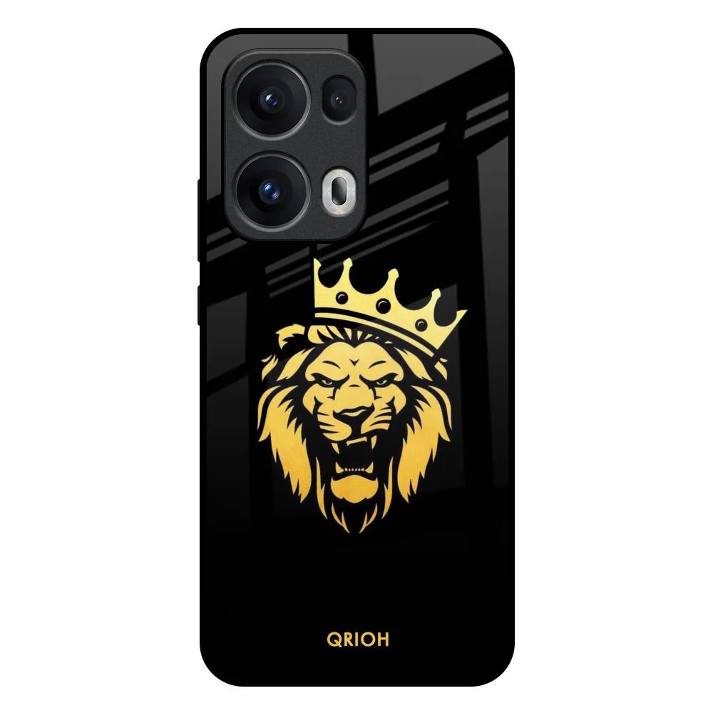Lion The King Glass Case for Oppo Reno13 Pro 5G Matte Protection