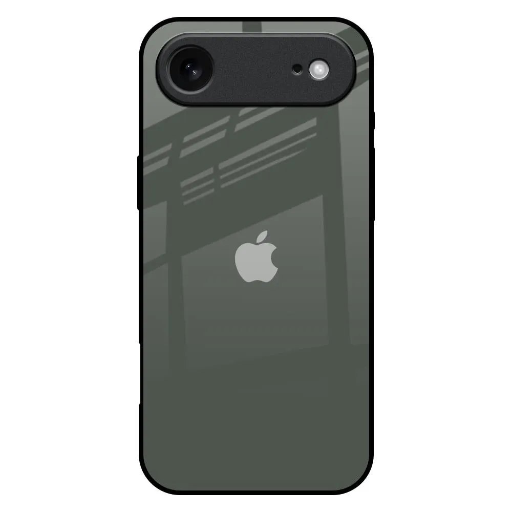 Glossy Texture Charcoal Glass Case for iPhone 17 Air