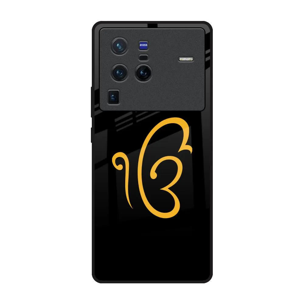 Luxury Fashion Initial Glass Case for Vivo X80 Pro 5G soft look