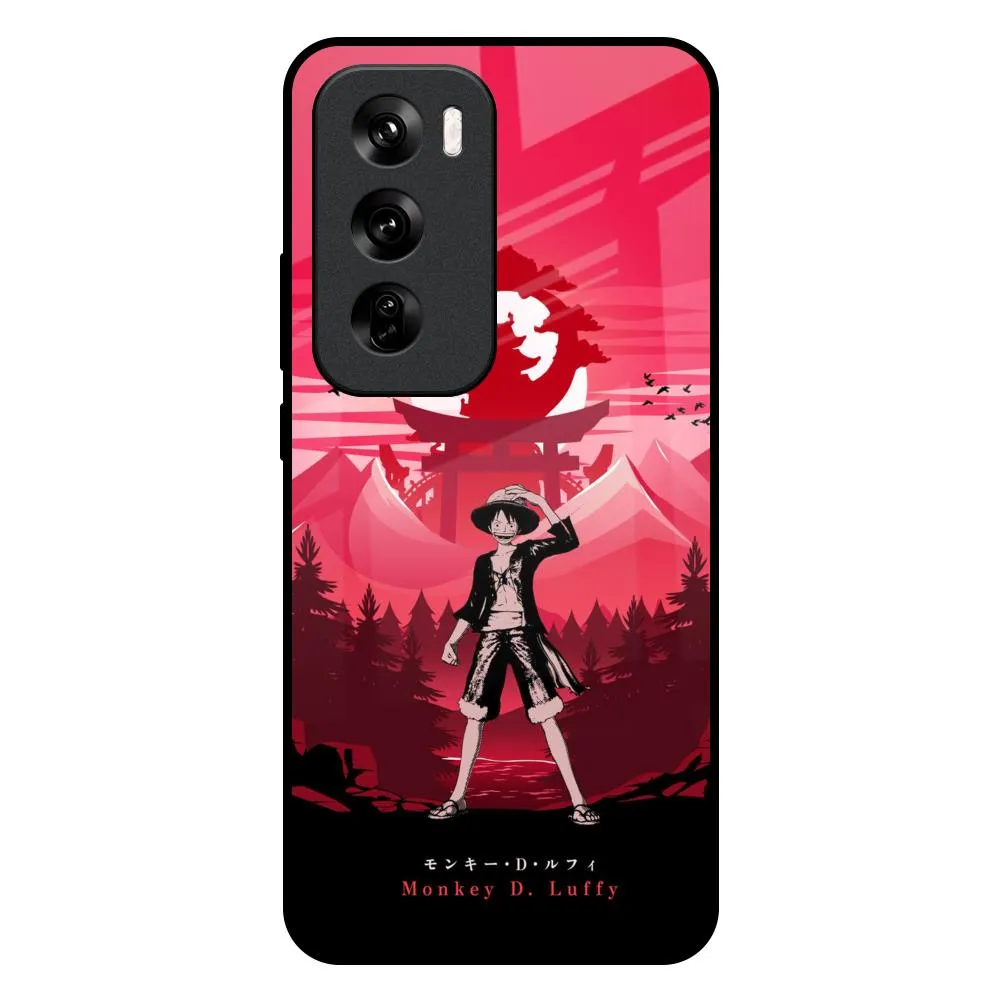 Smooth Layer Texture Lost In Forest Glass Case for Oppo Reno 12 Pro 5G