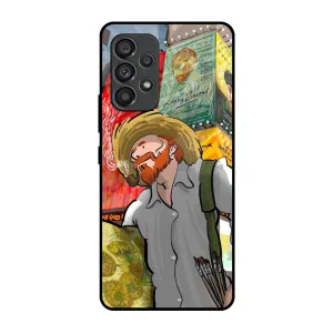 Loving Vincent Glass Case for Samsung Galaxy A53 5G Hybrid Touch